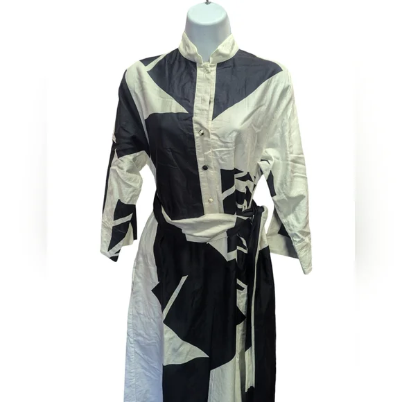 Vintage 70's Catherine Ogust for Penthouse Gallery Geo Color dress - Picture 2 of 11